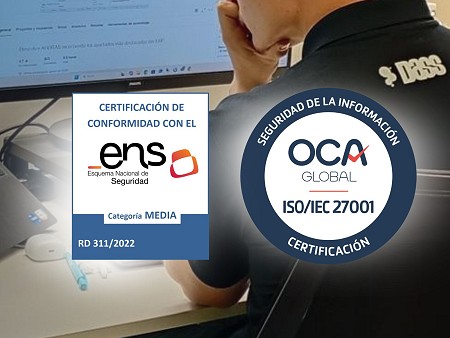 DASS obtiene y revalida certificaciones clave en ciberseguridad: ISO 27001 y ENS